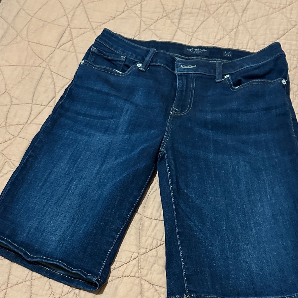 Lucky Brand Dark Blue Denim Womens Shorts